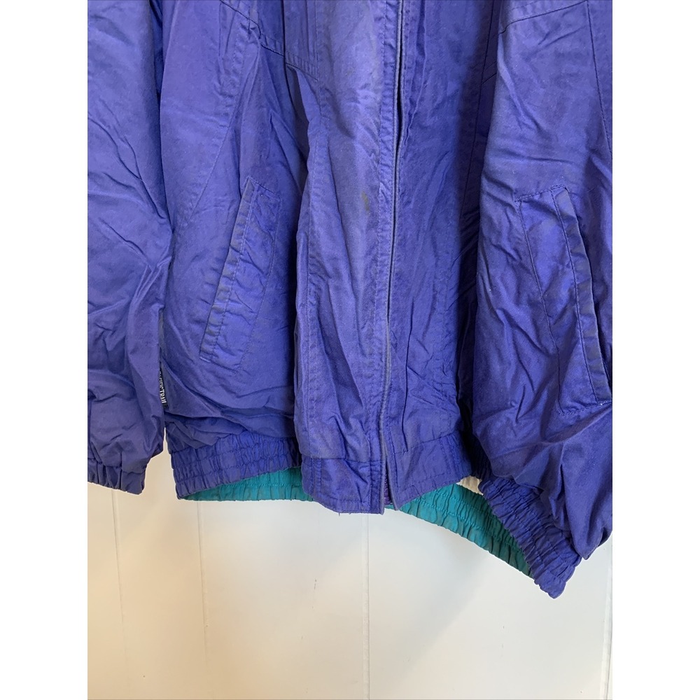 Vintage Pacific Trail Jacket Men's‎ Medium Coat Regular Rain Hiking Purple Green - Picture 2 of 13